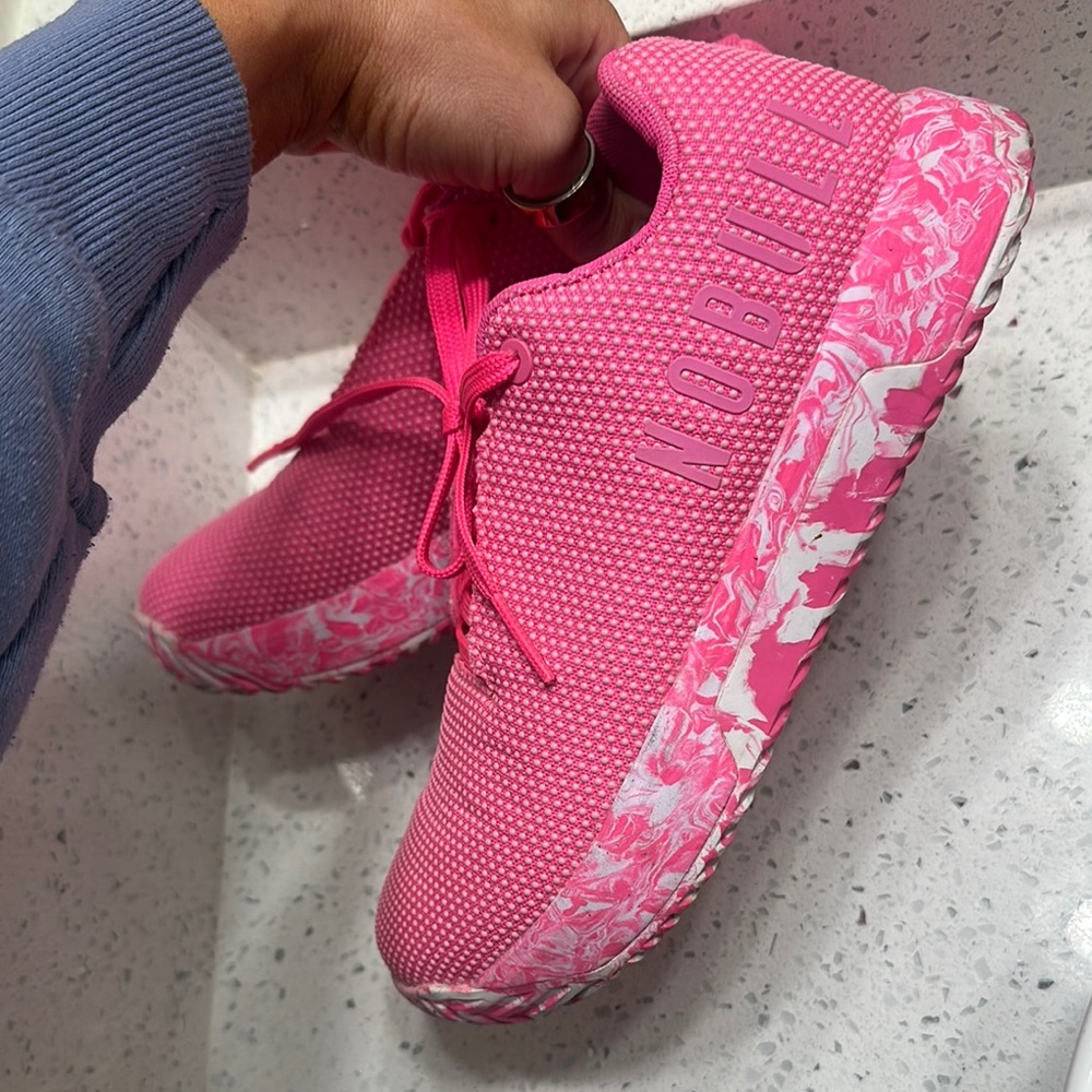 NOBULL Fuchsia Textured Sneakers